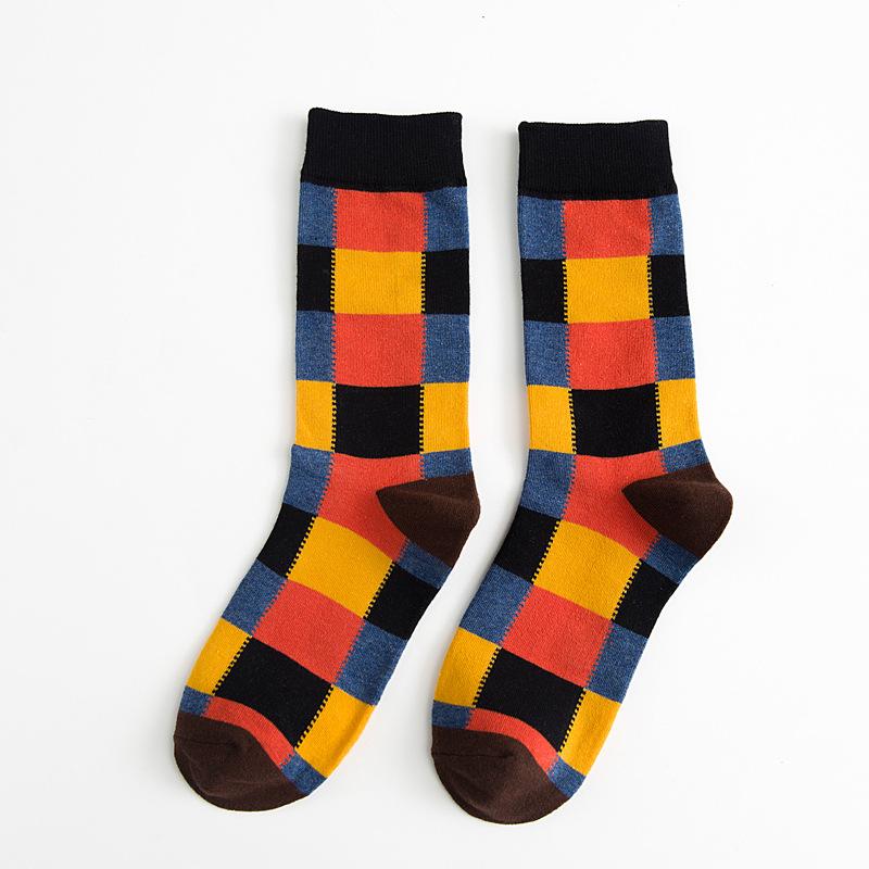 Modische Socken für den Sommer, bunt, gekämmte Baumwolle, Damensocken, lässige Crew-Socken
