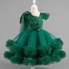 Little Girls Puffy Tulle Princess Dress Birthday Party Formal Dress