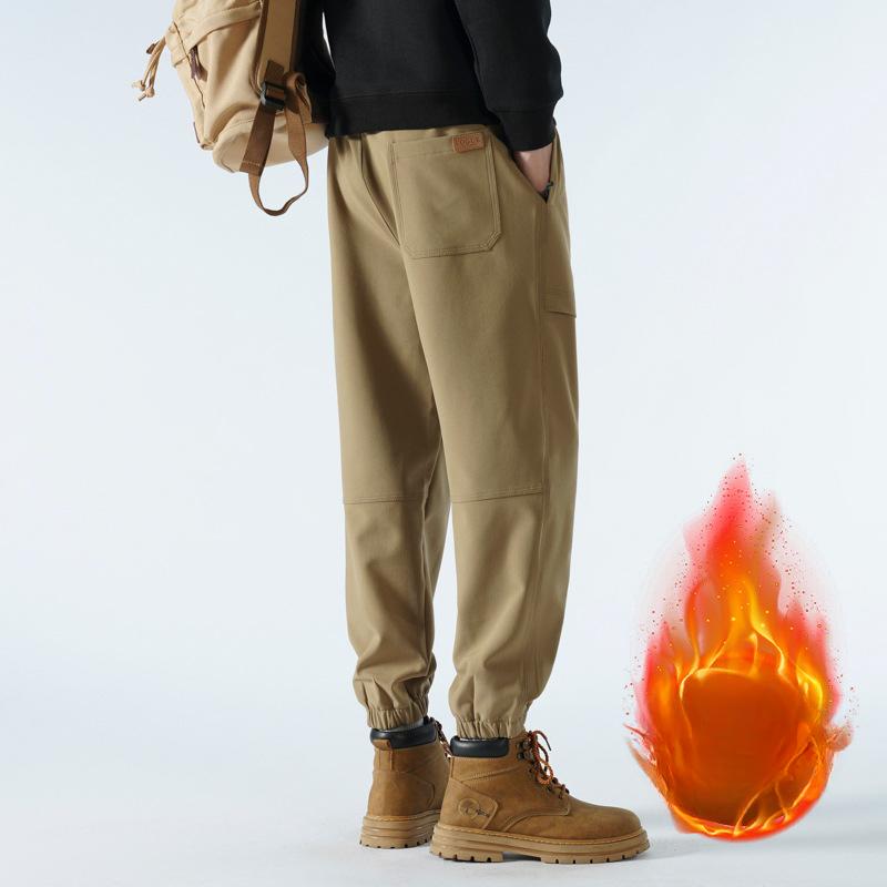 American Style Charge Pants for Men and Women Windproof Waterproof Winter Outdoor Hiking Hiking Pants Paratrooper Plus Velvet Thickened Work Pants