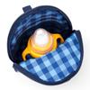 COLORFUL CANDY STYLE Mug Baby Bottle Perfect for Going Made In Large Check Navy B2203700 Pouch, Thick, Pouch, Out, Japan, Pattern, Blue,