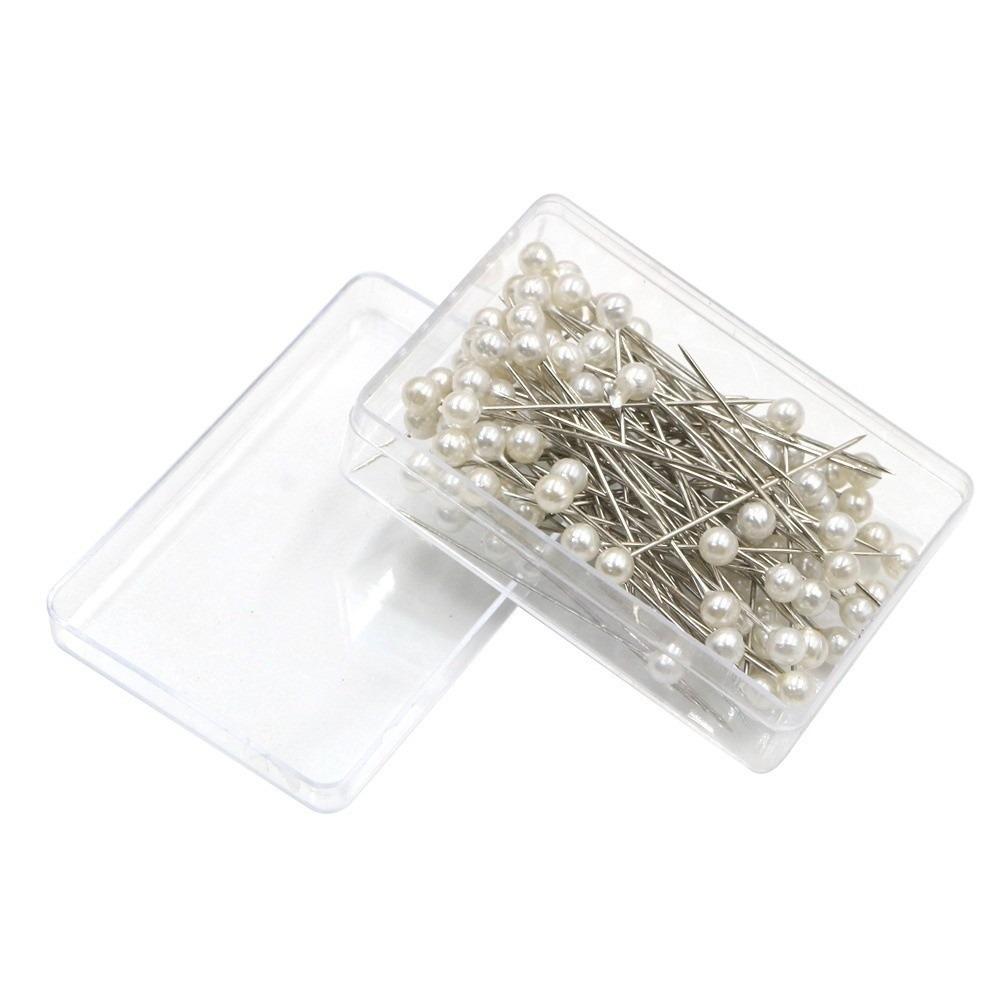 

100pcs New DIY Sewing Needle Embroidery Handmade Sewing Bead Pins with Storage Case Patchwork Tool Safety Pin Sewing Tools