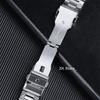 Arc Flat End Solid Stainless Steel Watchband for Tissot Folding Clasp Strap 18mm 20mm 22mm 24mm Universal Wristband Men Belt