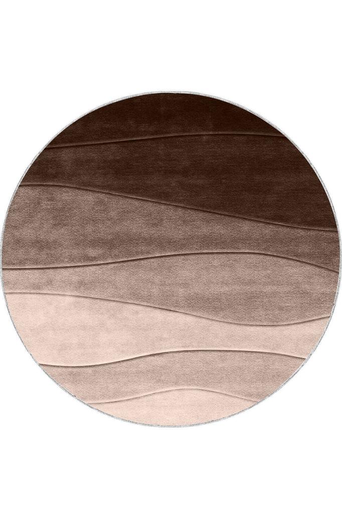 Rovigo Home Waschbarer runder bedruckter Teppich RHM7098