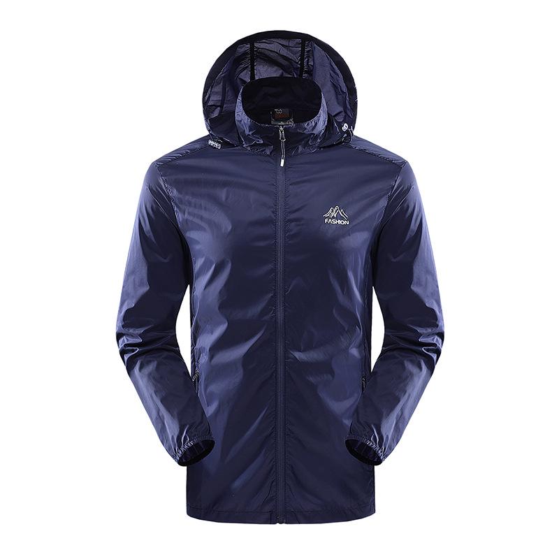 

Мужская ультратонкая дышащая летняя куртка с защитой от УФ-излучения 2021 4XL королевский синий