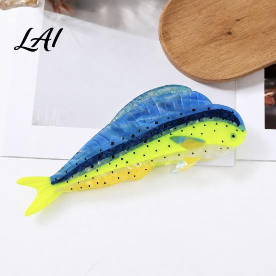 Fashionable Hairpins for Women Sea Animals Hair Claw Clip Women Elegant Ocean Theme Hairpin