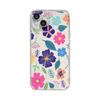 Painted leaf flower apple 17 pro mobile phone case iphone14 hot-selling 15pm protective case 13 anti-drop