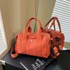 Nylon Casual Shoulder Bag For Women With Zipper Closure And Card Pocket