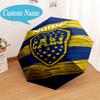 Custom Name Juniors Crest Umbrella Folding Umbrella, Automatic Umbrella - 8-Frame for Travel, Casual Lightweight Personalized Gifts