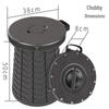 Portable Folding Emergency Toilet Commode for Car