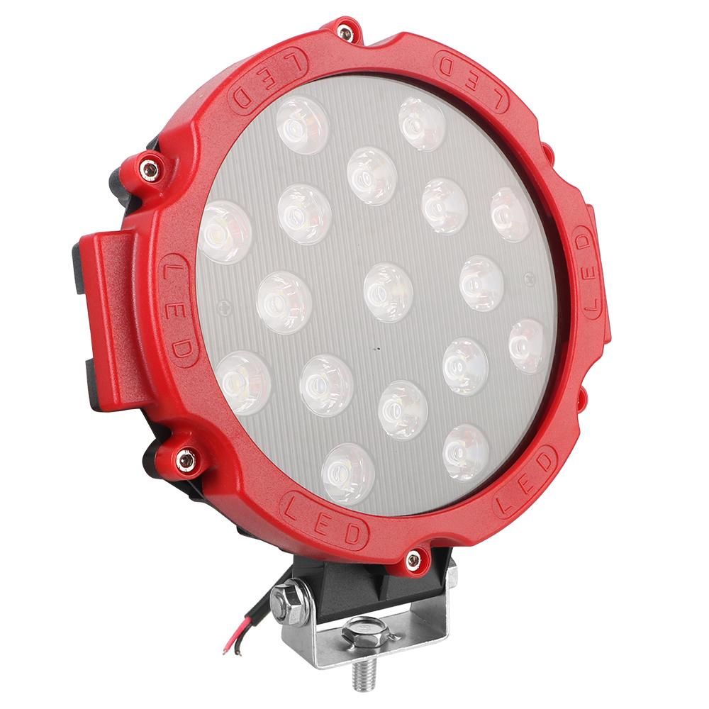 Driving Light 51W LED Work Light 7 Inch Round LED Light Bar Super Bright Spot Beam For Truck Tractor 4x4 Off Road
