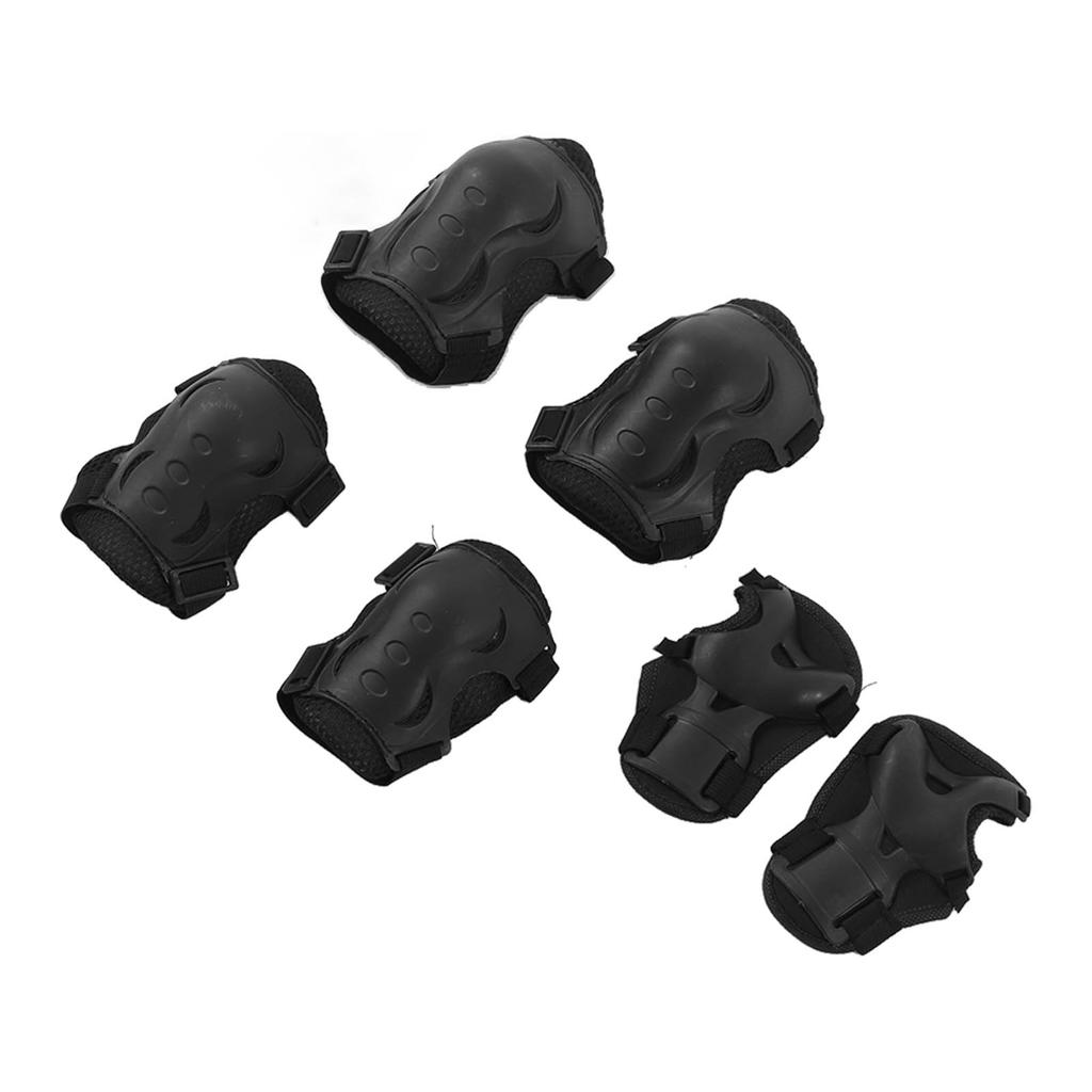 Kids Protective Gear Skateboard Pads Set Knee Elbow Pads Handguard with Carrying Mesh Bag for Roller Skates Sports