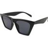 European & American Large Frame Cat Eye Sunglasses for Women – Transparent & Fashionable Sun Protection
