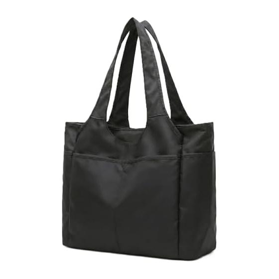 

[Raizm] [Light and Large Capacity] Tote Bag, Nylon Bag, Gym Bag, Women s, Multi-Pocket, A4, Commuting, Water Repellent