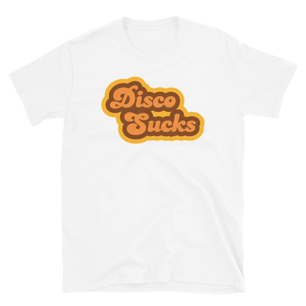 Funky Retro 1970s Disco Sucks Discotheque Short-Sleeve Unisex T-Shirt Unisex T-Shirt XXXXL