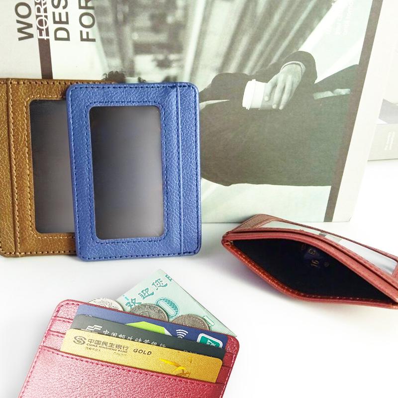 Unisex PU Leather Eyeglass Frames Card Holder with Multiple Large Capacity Card Slots – Ultra-Thin Design