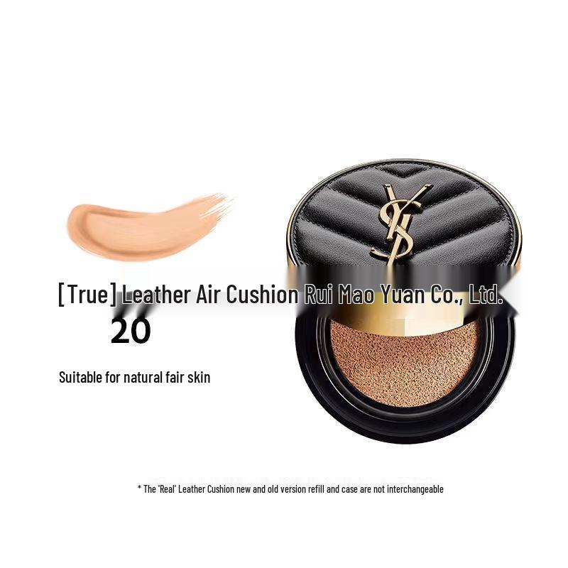 

YSL Black Leather Cushion Foundation: Moisturizing, Concealing, Natural Finish BB Cream in Pink.