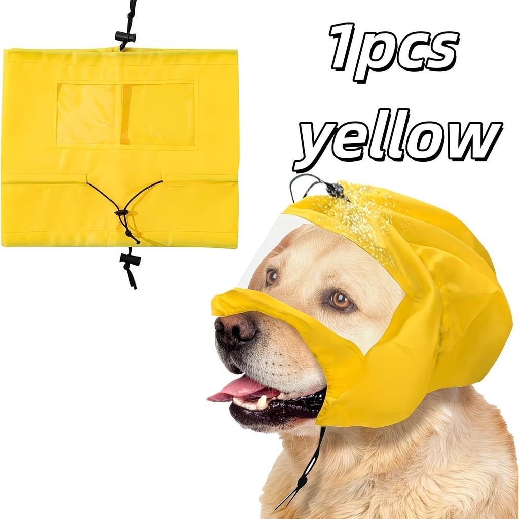 1pcs Adjustable Dog Ear Shower Cap – Reusable Protection for Bath, Swimming, Grooming, Calming