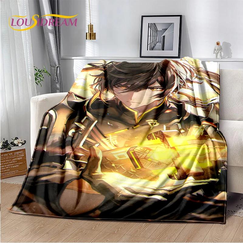 Genshin Impact Cartoon Character Soft Throw Blanket for Bedroom Sofa Picnic  Perfect Child Gift