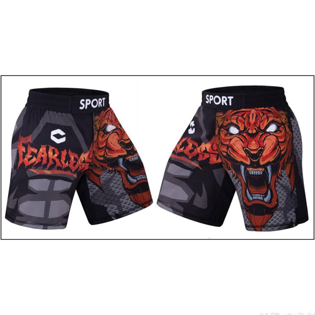 Mens MMA Boxing Kickboxing Fight Shorts Muay Thai Short Pants Jogging Exercise Sport Training Competition Fitness Running Shorts