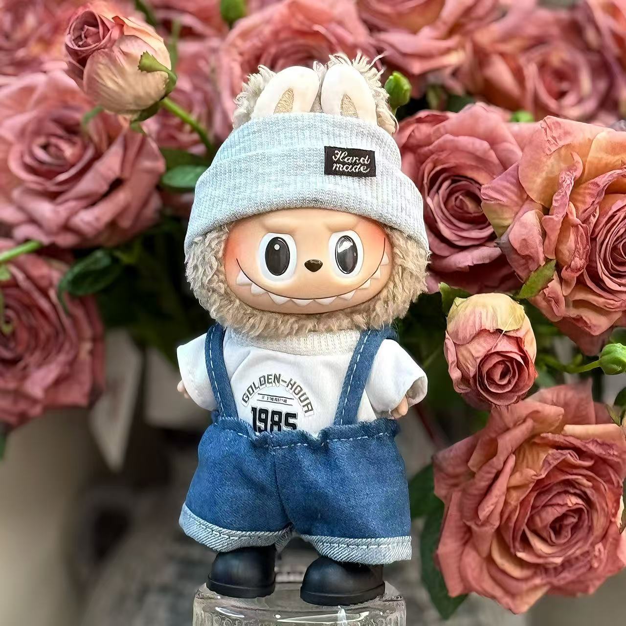 

Дизайны 17 см LaBubu плюшевая кукла одежда аниме милая ПВХ фигурка кукла комбинезон юбка наряд одежда 17cm Clothes (no dolls)