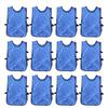 12 pcs Gilet d'entraînement adulte Doux pour la peau Débardeurs d'entraînement d'équipe Taille unique pour Football Basket-ball Sports