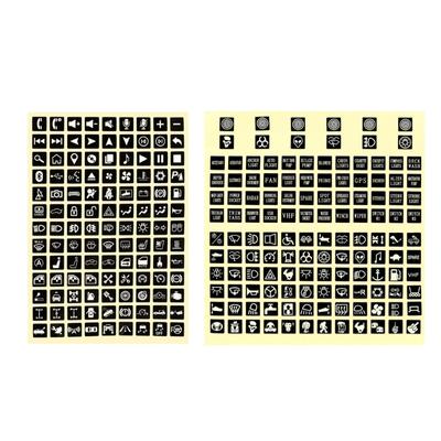 Luminous Stickers for Car Interior Button,Car Decals Switches Labels Stickers,Center Consoles Button Stickers