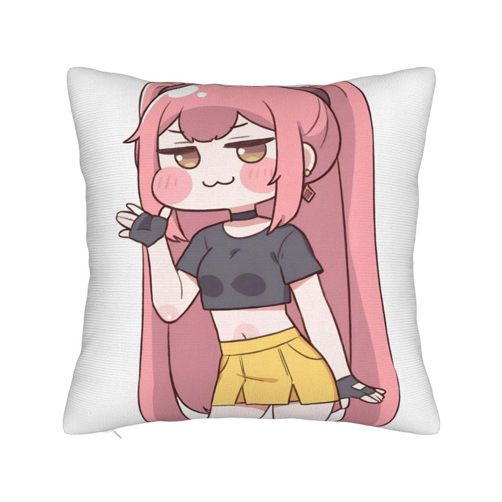 Decorative Pillowcase Trickcal CChibi Go Games Merchandise Home Pillow Case Cover Square Multiple Sizes