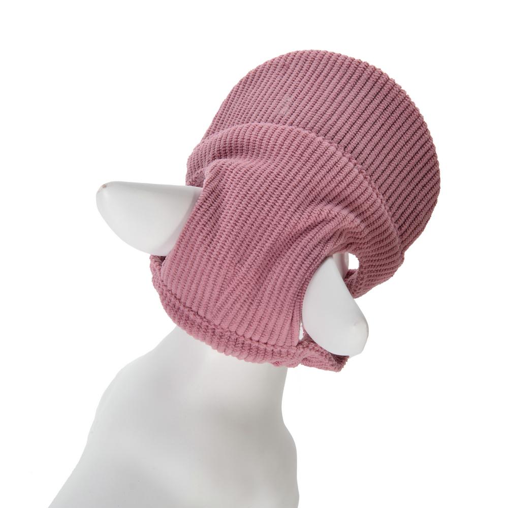 Adjustable Corduroy Dog Baseball Cap Sun Hat for Small Medium Large Dogs Cats Puppies Pet Pink Gray Outdoor Shade Accessories