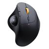 ProtoArc Trackball Simultaneous Connection To 3 Wireless Quiet Thumb Large Capacity DPI Compatible with and Black Mouse, Bluetooth/2.4GHz Compatible,
