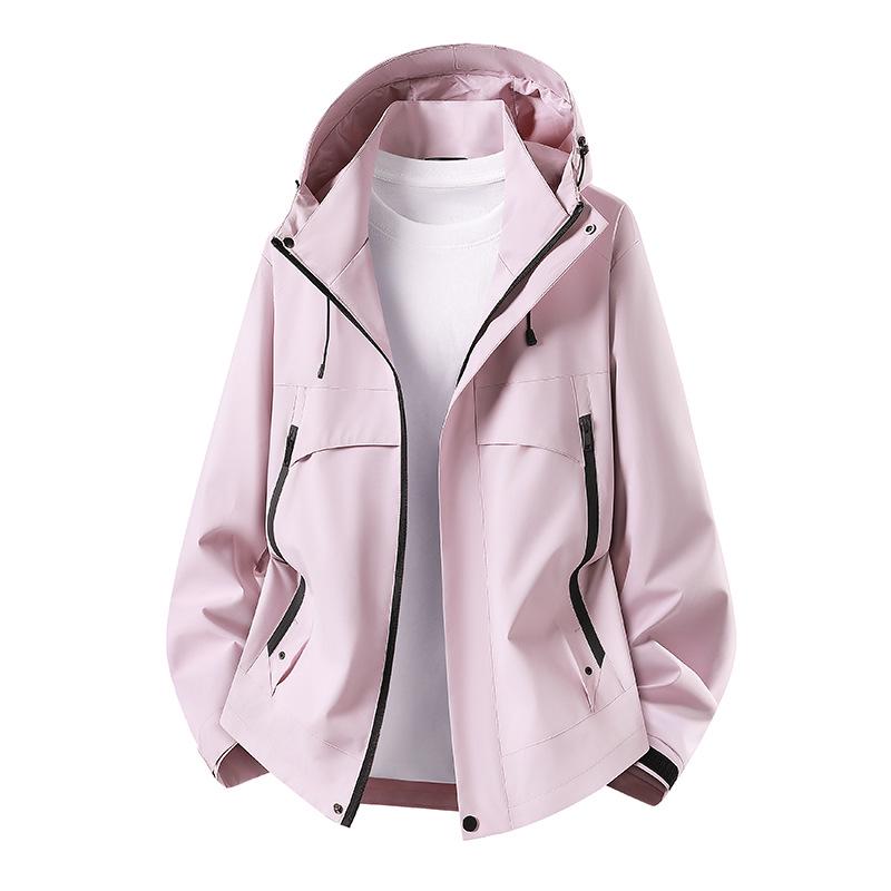 Men s Trendy Couples Hooded Trekking Jacket - Windproof, Waterproof, Warm, Customizable 2XL