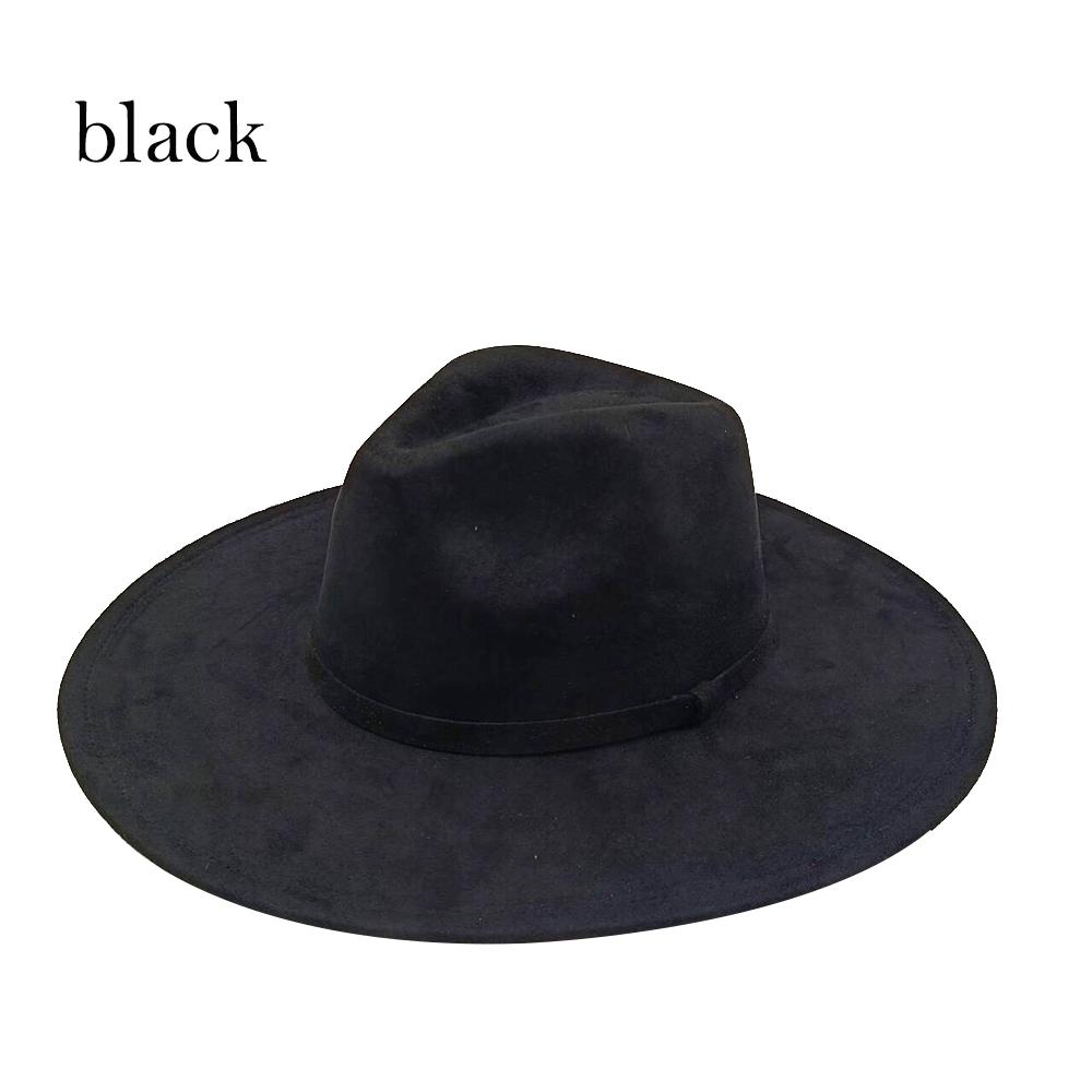 

Suede Fedora Painting Felt Hats for Men and Women, Hand Sewn Fedora Adjustable Fall Winter Fashion Party Hats and Gifts M56-58CM