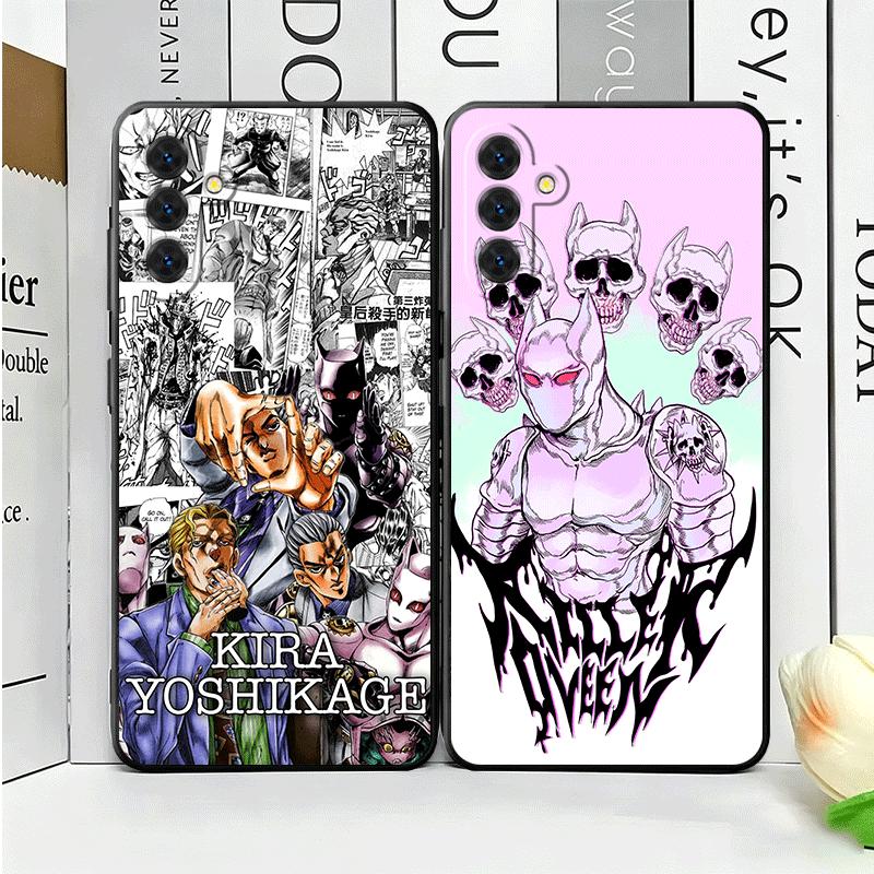 JoJo Adventure Killer Queen Soft Phone Case for Samsung A17 A37 A57 A16 A26 A36 A56 A15 A25 A35 A55 A14 A24 A34 A54 A13 A23 A33