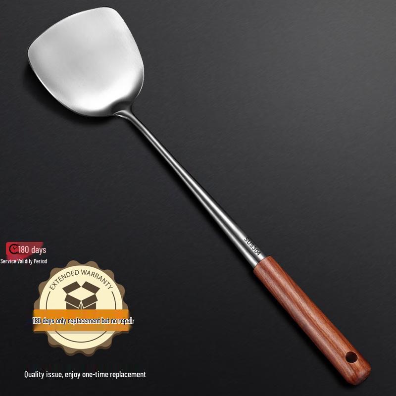 

Can Jiang Jun 304 Stainless Steel Rosewood Handle Wok Spatula