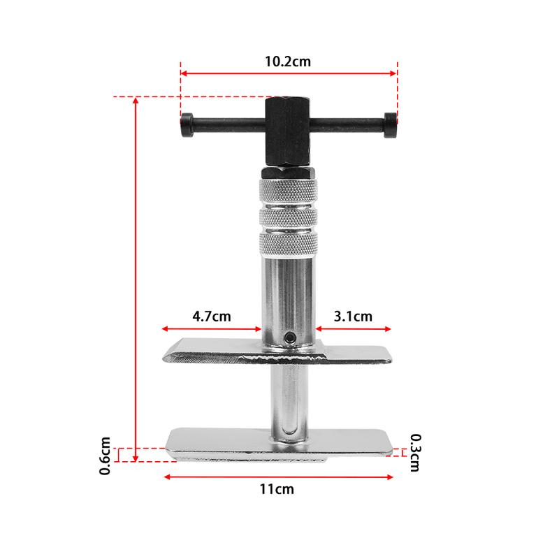 Heavy Duty Motorcycle Brake Caliper Spreader Tool For Most Vehicle Brake Discs Compression Tool Silver