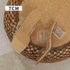 Sandals Women's Summer Flat Slippers 2025 New Low-heeled Fashion Transparent High-heeled Shoes Women's Cool Slippers