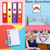 350-700Pcs 10 Colors Colorful Dot Glue Stickers Round Label Paper Round White Circle Round Code Sticker Self-Adhesive Label
