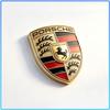 1Pcs Metal Texture Porsche Shield Badge Waterproof Anti-Fade Decor Sticker Fit All Porsche Sedan SUV Sports Car Interior Modification
