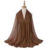 New Malaysia-Indonesia Pearl Chiffon Gypsy Hot Diamond Headscarf, Spring and Summer Long Ladies Hijab Scarf