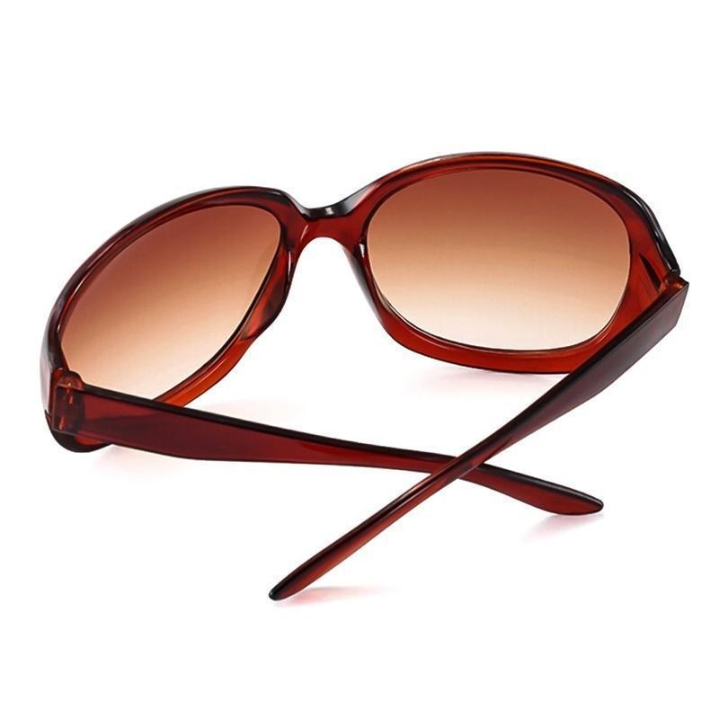 Classic Retro Fashion Oval Women Sunglasses Vintage Large Big Sunglasses For Ladies