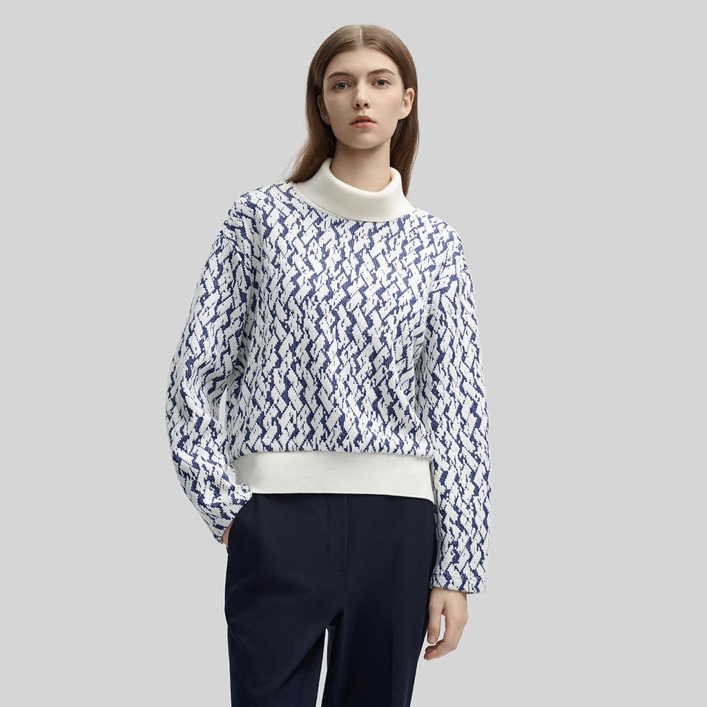 New FILA Sweatshirt Women's All Over Print F11W444204FZA