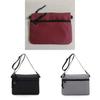 Mens Casual Nylon Crossbody Bag With Stitch Detailing For Travel And Everyday Use