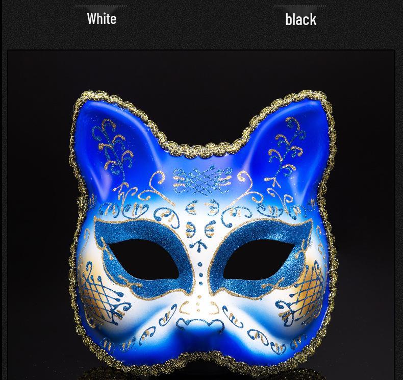 Creative Cartoon Venetian Animal Masquerade Mask for Adults - Ideal for Evening and Halloween Parties