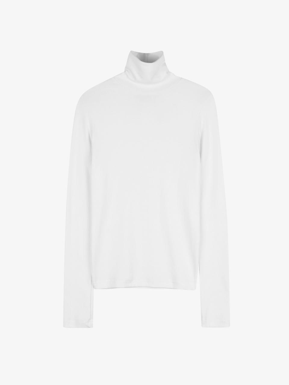 Rosiro Lossy Turtle Neck Polar Knit White Free