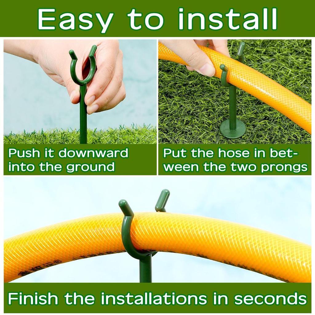 Garden Hose Guide: Soft Hose Support & Watering Pipe Rack