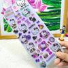 Kawaii Sanrio HelloKitty 3D Embossed Decals DIY Mobile Phone Case Decoration Decals Student Stationery Hand Account Decals