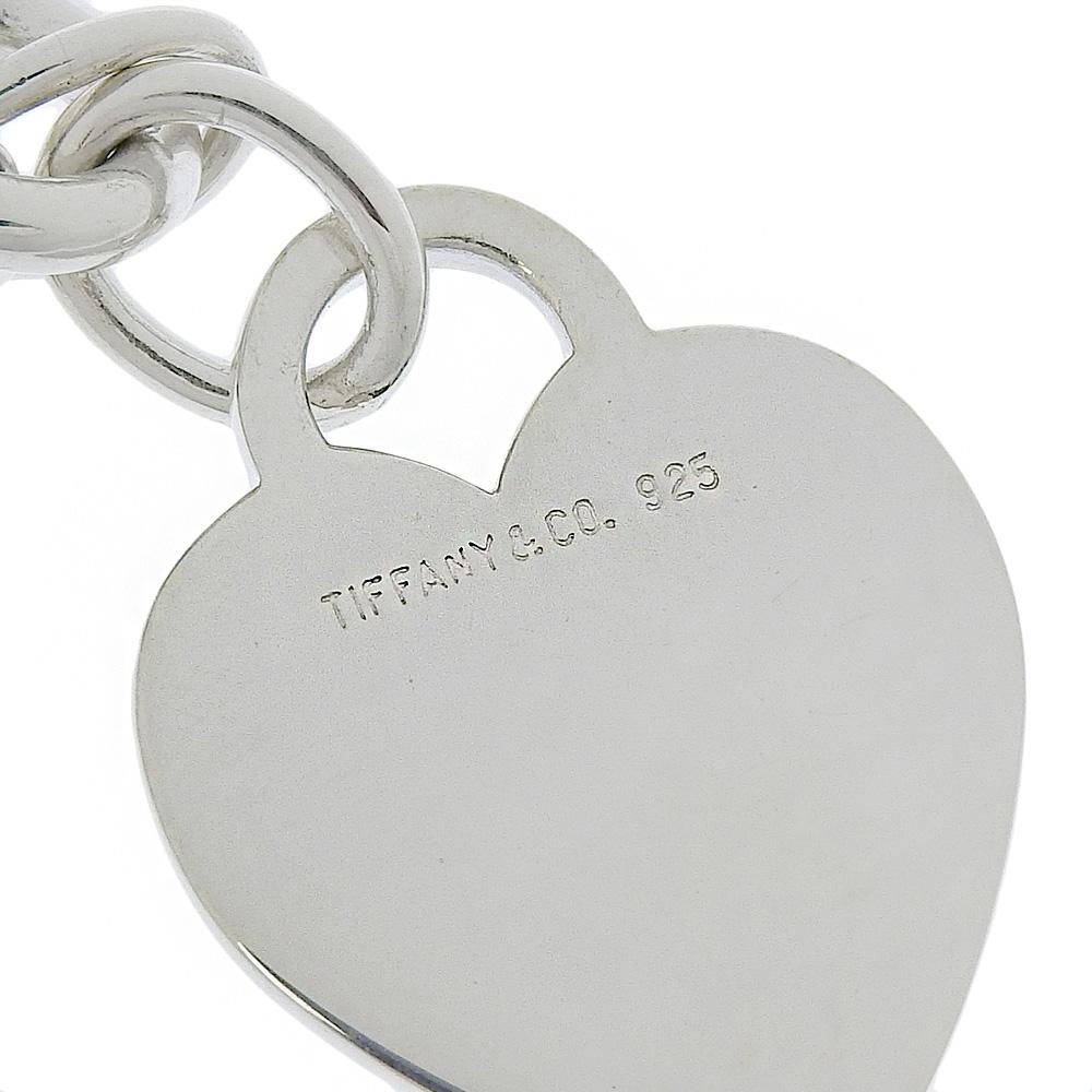 TIFFANY&Co. Return to TIFFANY & Co. Bracelet Heart tag Silver925 heart 34.1g Women Used