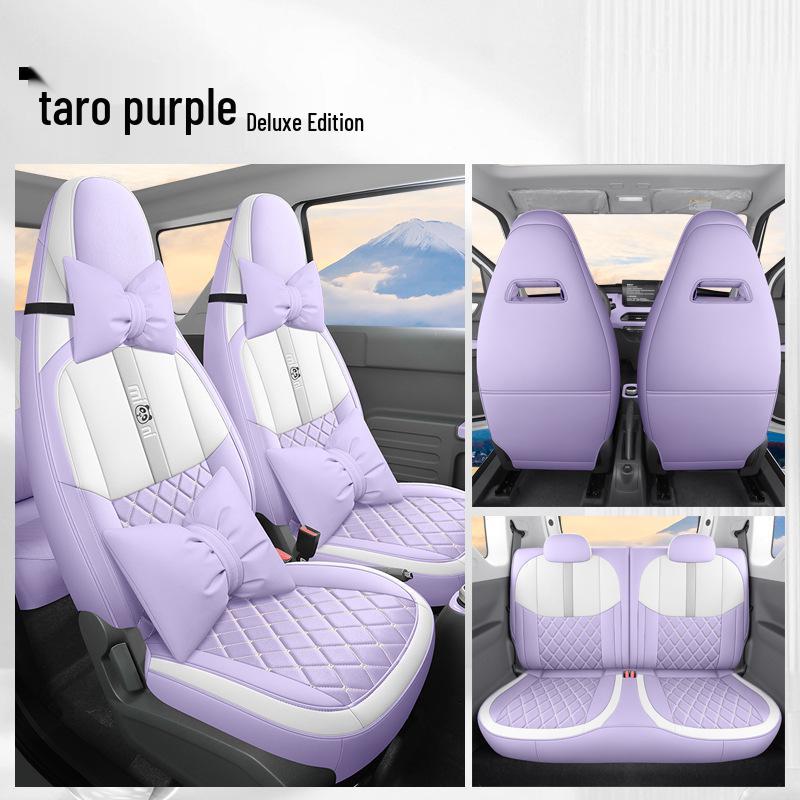 Panda MINI Universal Breathable Car Seat Cover – Cute, Wear-Resistant, Perforated, Four-Season Compatible