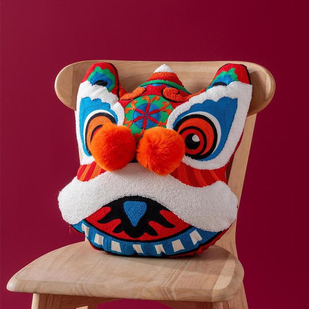 Chinese Year Pillow for Living Room and Holiday Events