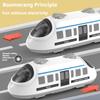 Children's Cartoon Mini Double Pull Back Subway Inertia Toy Cute Early Education Educational Interactive Toy