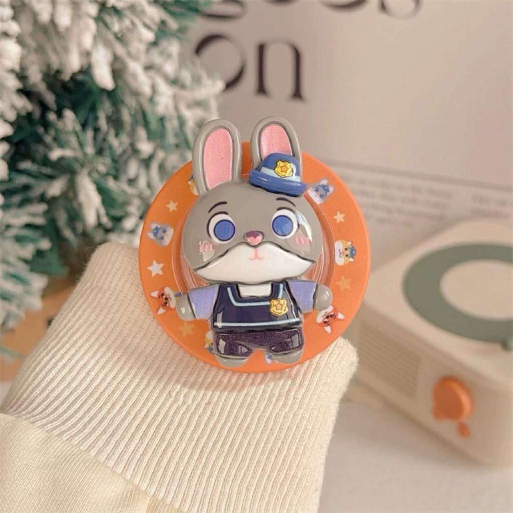

Zootopia-Themed MagSafe Magnetic Stand with Super Strong Adsorption & Retractable Air Cushion for Desktop Magnetic Stand [OPP Bag]